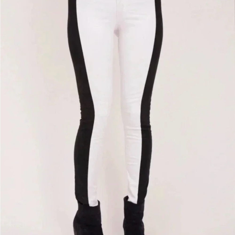 Rag & Bone White and Black Jeans